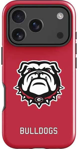 Skinit Impact Phone Case Compatible with iPhone 17 Pro Max - Officially Licensed University of Georgia Bulldogs Logo Design