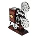 JRZTC Antico proiettore cinematografico retrò Carillon in Legno Scatole Musicali in Metallo Regalo di Compleanno Giocattolo per Bambini Decorazione per la casa di Nozze Vintage