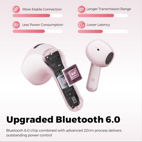 Image of SoundPEATS Air6 HS LDAC Hi-Res Wireless Earbuds, Bluetooth 6.0, 13mm Driver