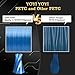 YOYI YOYI 3D Printer Filament,PETG Filament 1.75mm 2.2lbs(1kg) Spool, Dimensional Accuracy +/- 0.03 mm,100% New Raw Material(Blue)