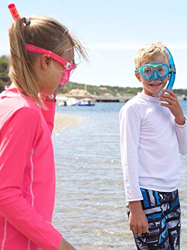 Aqua Lung Sport Mix Junior Reef Toddler Swim & Snorkeling Mask Aqua (Clear Lens) #TOP3