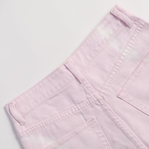 Women's High Waist Straight Loose Jeans Tie-Dye Vintage Fashion Jeans 6