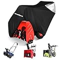 NEVERLAND Waterproof Snow Blower Cover - 600D Snowblower Covers Waterproof Outdoor, Universal Size Fits Single and Two Stage Snow Blowers, Compatible with EGO, Toro, Ariens, Honda and Cub Cadet