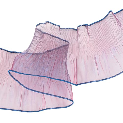 URROMA 5 Yards Retro Ruffle Pleated Chiffon Trim