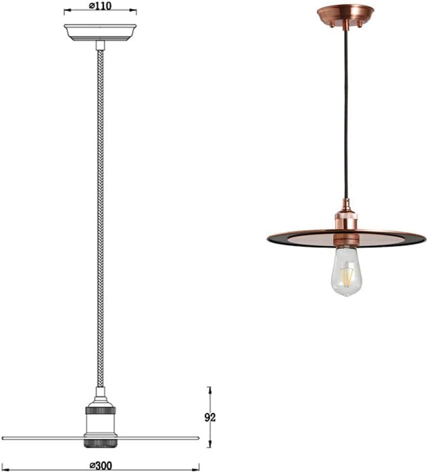 Suspension industrielle à large diffusion pour un salon lumineux