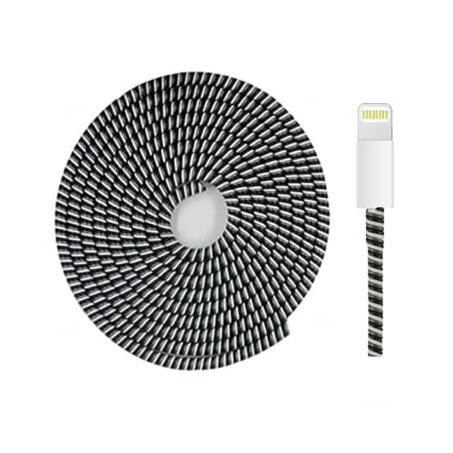 HUMBLE Ultimate Cable Protector | Spiral Triple Colour 1.5 Meter / 150 cm | Plastic Cord Wire Charger Winder for iPhone and Android Charging Cables (Pack of 1) (B0CCDZ8B1G) Amazon Price History, Amazon Price Tracker