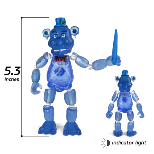 Toysvill Inspired By Five Nights At Freddys | Chocolate | Freddy's Action Figures Toys (Fnaf) Set Of 6 Pcs [Rockstar & Chocolate Freddy, Bonnie, Chica, Easter, Freddy Frostbear] #TOP2