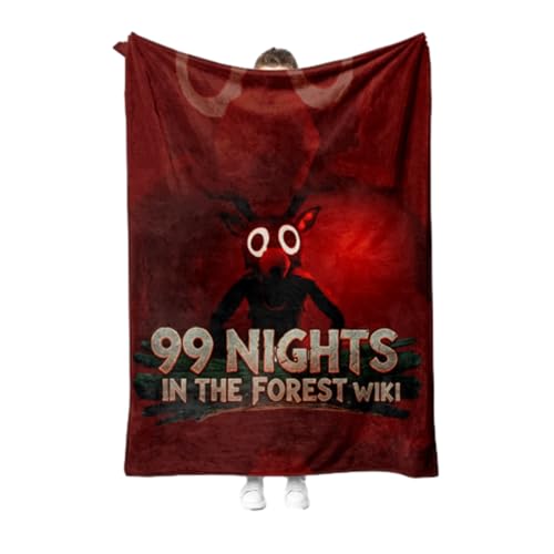 99nights in The Forest �ѕz ���u���b�N�X ���� �u�����P�b�g �V���O�� ��[�΍� �_�炩�����G�� �g���� �t�����l�� ������� �y�� �\�t�@�p �Ód�C�h�~ �l�G�K�p 60"*80"�i150*200cm�j