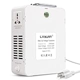 LVYUAN 2000W Voltage Transformer Step Up/Down Converter, 110V/120V to 220V/240V, Circuit Breaker Protection, 3 Year Warranty