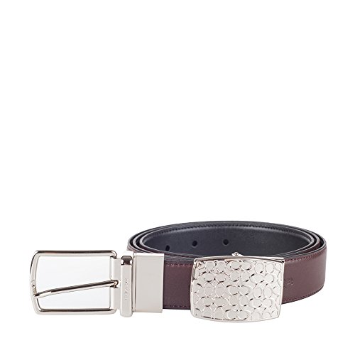 Coach Signature Plaque Harness Cut-To-Size Leather Belt (Coach F65186) #TOP4