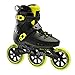 ROLLERBLADE MAXXUM 125, Color: Black/Lime, Size: 10 (072206001A1-10)
