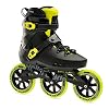Rollerblade Maxxum 125 Unisex Adult Urban Inline Skate, Black and Lime, Performance Inline Skates