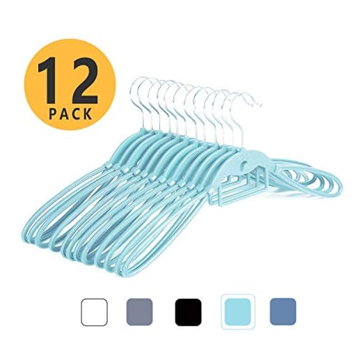 Portable Suit Hanger for Business Travel with Tie Holder and Reinforce Rotatable Hanger Wings Free Swivel to Different Shoulder Widths, Quick Drying Hangers (Tanager Turquoise, Suit&Tie)