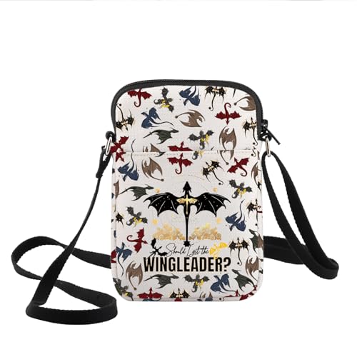 KEYCHIN 4th Wing Crossbody Bag Dragon Rider Gifts Should I Get The Wing Leader Shoulder Bag 4th Wing Merchandise