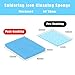 20pcs Soldering Sponge 50x35mm Square, Replacement Solder Welding Iron Cleaning Pads Blue Sponge (Thickened)