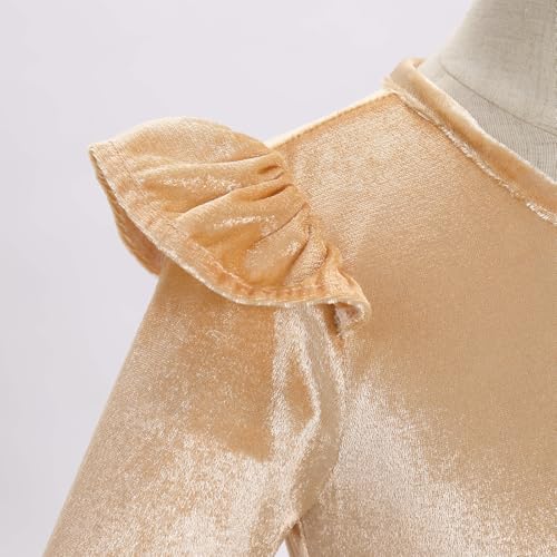 Toddler Flower Girl Dress Girls Fall Winter Long Sleeve Velvet Floral Embroidery Tulle Tutu Dress Birthday Party Dress4