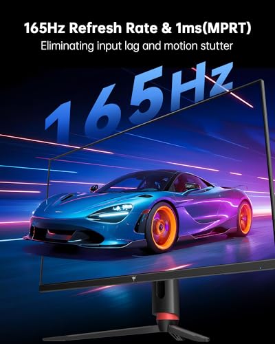Image of KTC 32 Inch 4K Gaming Monitor, 165Hz UHD (3840x2160P) Fast IPS Screen, 1ms (MPRT), Adaptive Sync, 3000:1 Contrast,121% sRGB,HDMI 2.1 Display Port 1.4, Tilt /Height Adjustment, VESA Mount, H32P22P