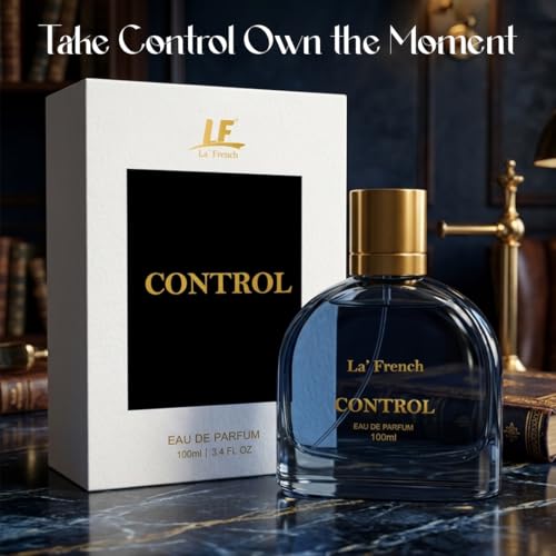 Image of La French Control Perfume for Men & Women 100ml - Long Lasting Unisex Perfume | Eau De Parfum | Luxury Fruity, Spicy & Musky Fragrance