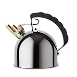 Alessi - Kettle - Stainless Steel - with Steel Base - Diameter 16.5 cm