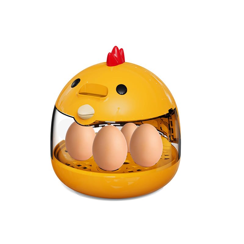 IBKINXX 4-Egg Capacity Incubator with clear top and control panel