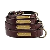 Custom Engarved: Der Name und die Telefonnummer Ihres Haustieres können deutlich auf dem ID Blech des Halsbandes gravur werden, haltbar und praktisch.