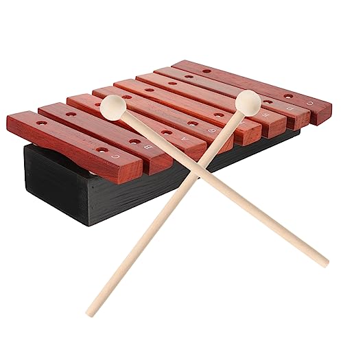 BESPORTBLE Note Wooden Xylophone Musical Instrument for Includes Mallets Educational Percussion for Boys for Music Learning and Development