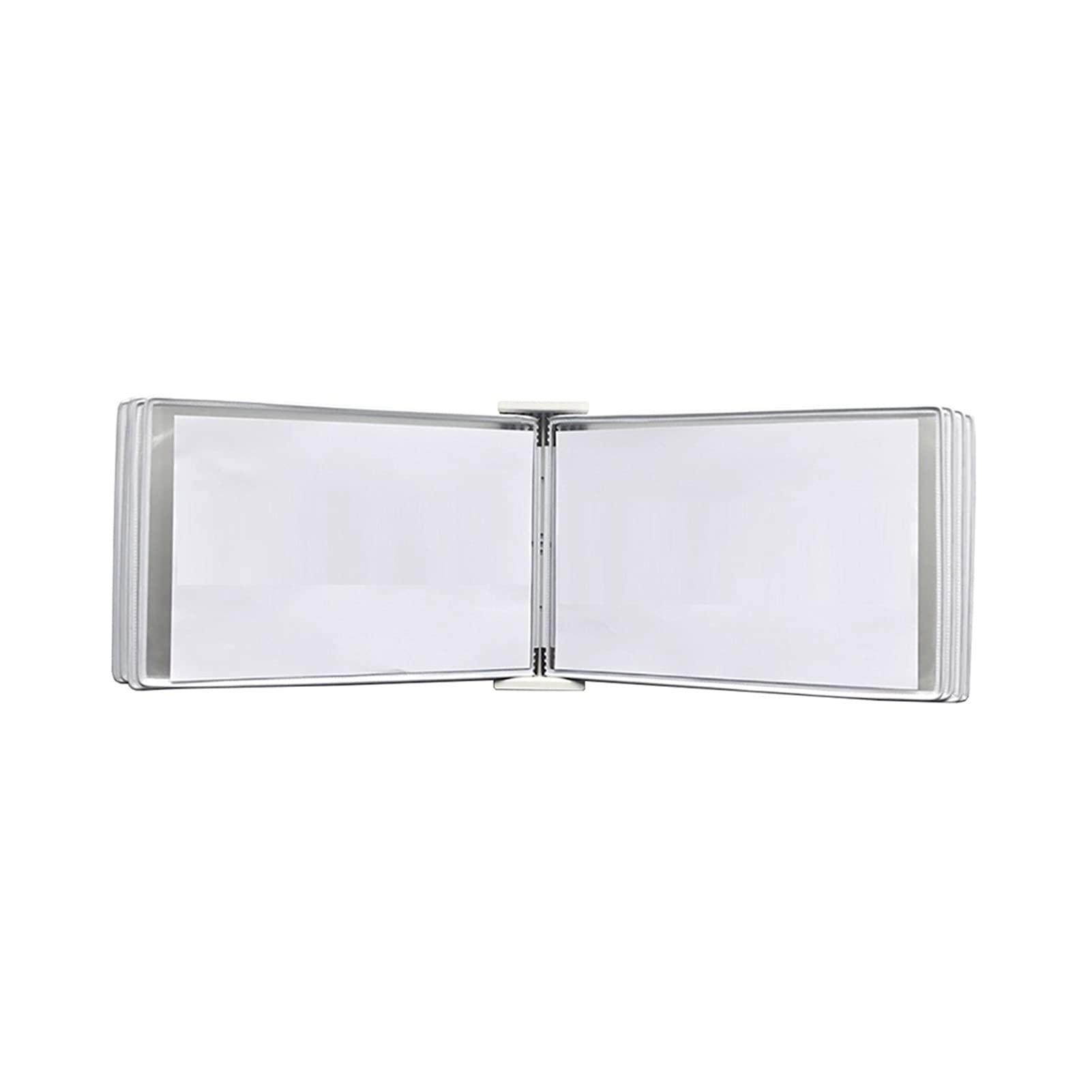 OLSKFUH Wall Mount Reference Display System, Hanging Wall File Organizer, A3 Display Folder -, [16.53Inch×11.69Inch] 20 Pockets,Folders,Wit-17.7x13x3.15IN