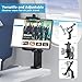 KDD Airplane Tablet Holder Mount, Adjustable Travel Essentials iPad Phone Stand with 360 Degree Rotation, Portable Tesla Model 3/Y Car Headrest Mount Compatible with iPad, Phone, Switch