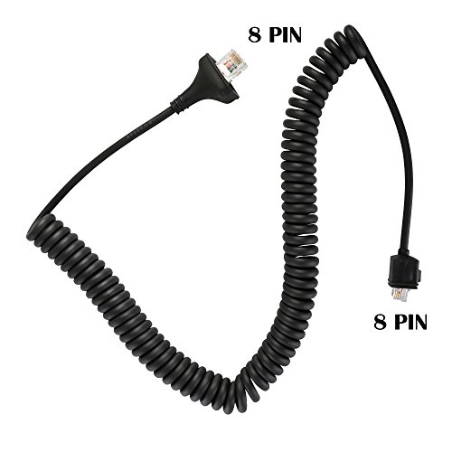 Arrowmax CABLE-AMM300-K30-8PIN Cable 8 Pin for Kenwood KMC-30 Mobile Microphone TM-261A TM-271A TM-461A TM-471A