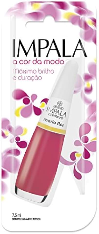 Esmalte Maria Flor, Impala Cosmeticos, Magenta, 7.5 ml