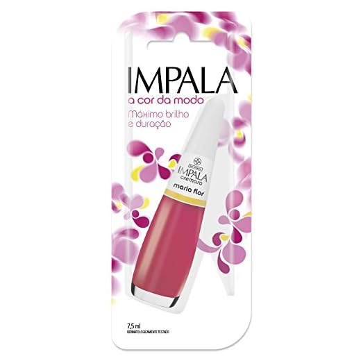 Esmalte Maria Flor, Impala Cosmeticos, Magenta, 7.5 ml