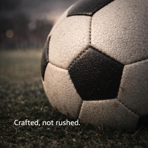 Image of Playzoo Black & White Football Size 5 - Soccer Ball Size 5 for Training, Match & Daily Play - Durable Water-Resistant Butyl Football (design3)