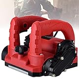 PLUS FACILE À UTILISER ： Le racleur mural électrique est doté d'une double poignée ergonomique pour une utilisation plus confortable, d'une lame hélicoïdale bidirectionnelle qui réduit considérablement l'amplitude pour moins d'effort et d'un étui de transport pour un rangement et une portabilité faciles.