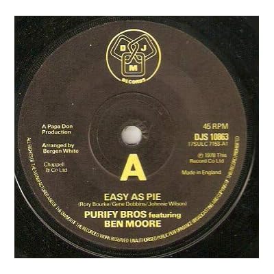 EASY AS PIE 7 INCH (7" VINYL 45) UK DJM 1978