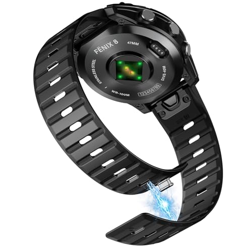 ANBEST Magnetic Silicone Band for Garmin Fenix
