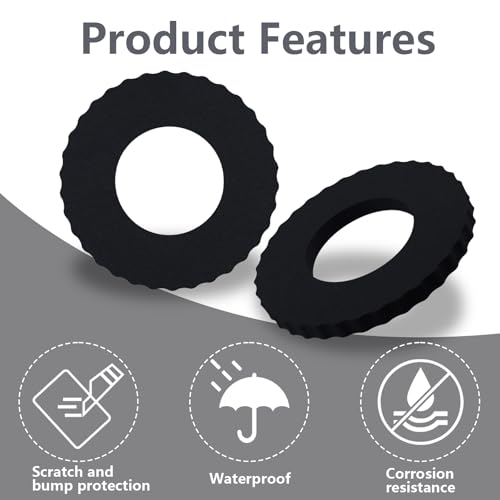 Hohitenz Tankschutzring 2er Pack – Moosgummi Polsterring 120 x 60 mm Kompatibel mit Simson S50, S51, S70, KR51, SR50, SR80, SR4-Serie tankdeckel, Tankschutz & Polster