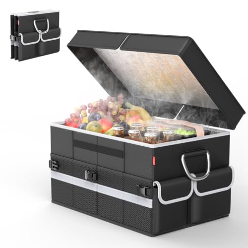 Cooler Bag – Soft Travel Cooler Holds 45 Cans, Stays Cold for 8H & Warm for 6H...