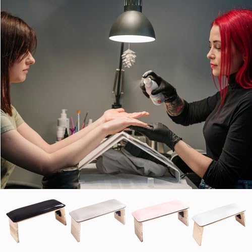 Accoudoir manucure en cuir microfibre confortable pour pose d'ongles longue durée - 2