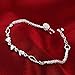 Prime+Deals Sale 925 Sterling Silver Bracelet for Women Dollar Items My+Orders Haul Store Clearance Outlet Gifts for Her Simple Adjustable Bangle Bracelets Wedding Mother's Day Jewelry for Her