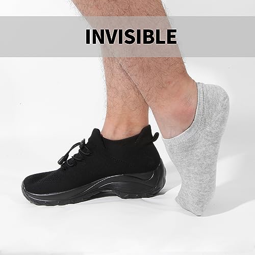 6/10 Pairs Non Slip No Show Socks Womens and Mens Low Cut Invisible Liner Ankle Socks4