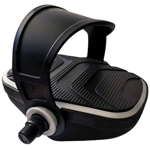YBEKI 1 Paar Premium Heimtrainer Pedale mit Riemen - 9/16' Spindel (14.3mm)...