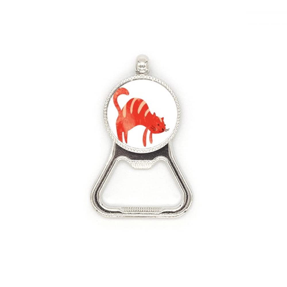 Décapsuleur bouteille bière acier inoxydable Red Sling chat ouvre-bouteille métal