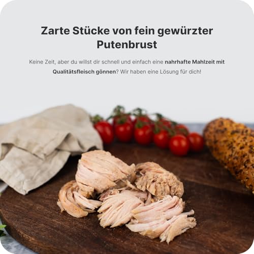 Vilgain R2E Putenfleisch – mageres Fleisch aus lokalen Bauernhöfen, zart & proteinreich, ohne Konservierungsstoffe, vielseitig für schnelle Mahlzeiten, unterwegs & gesunde Ernährung, 100g