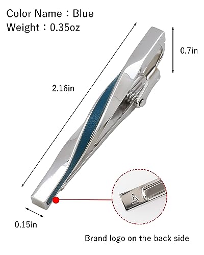 [TAVARAT] Cuff links mens Cufflinks for Men Tie clip Genuine Learher Tps-0634