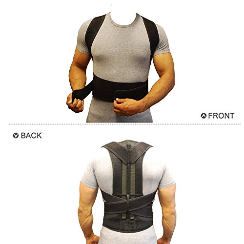 Back Posture Corrector Adjustable Clavicle Brace Comfortable Correct Shoulder Posture Support Strap for Women and Men Improve Posture Correction - Thumbnail 6