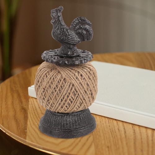 Estatua de hierro con cuerda de cáñamo PRETYZOOM para proyectos DIY 7