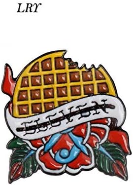 Eleven'S Waffle Stranger Things Enamel Pins Lapel Badges Brooches Brooch Pin Badge Emblem Corsage for Men Women Girl Cloth Backpack Accessories