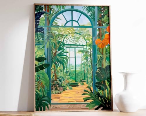 4 William Morris Print Vintage Botanical Gardens Poster Kew Gardens Print Rousseau Wall Art Vint A3 Poster on Canvas   Inspirador Motivacional Arte de la pared Vida diaria Cita alentadoras frases cor