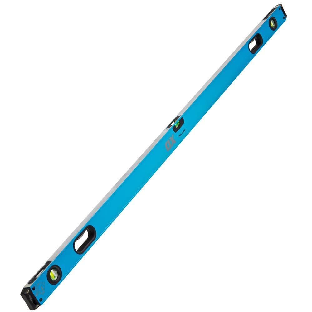 Ox Tools Blue Pro Spirit Level 2000Mm /, Shockproof Design With Dual-View Vial 80In
