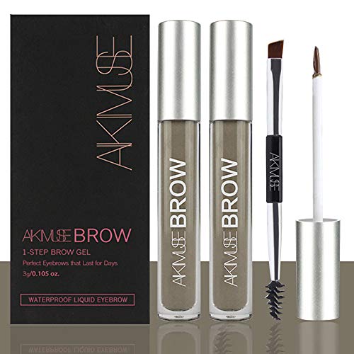 Semi-permanent Eyebrow Gel for Waterproof, Long Lasting, Smudge-Proof, Sweat Resistant, Full Natural, Brow Pen Tinted Makeup (BLONDE - 2 pcs)